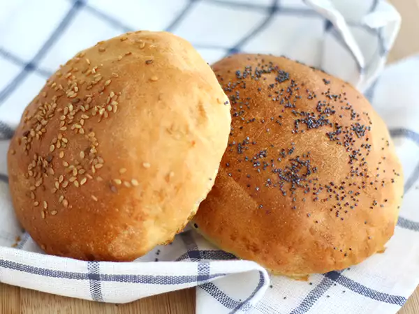 Recept Domáce žemle na hamburgery