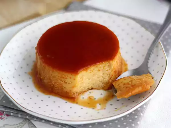 Recept Flan s kondenzovaným mliekom