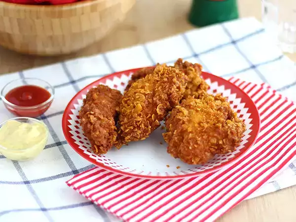 Recept Chrumkavé kuracie stehienka v štýle kfc