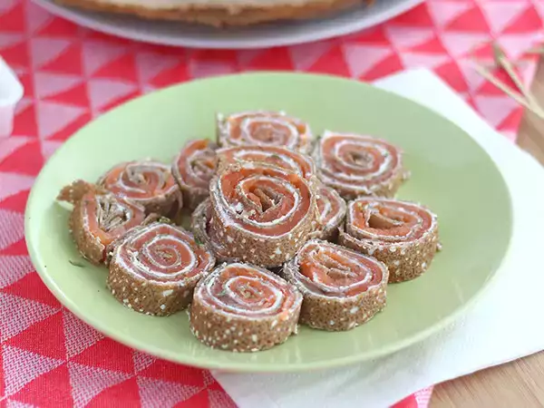Recept Pohánkové rolky s lososom