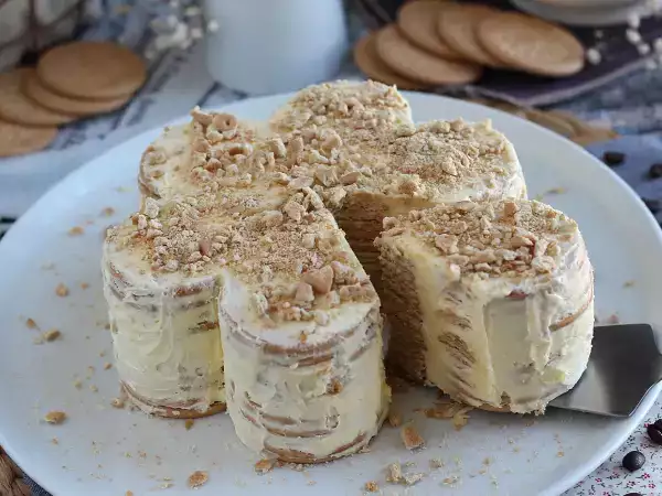 Recept Portugalský sušienkový koláč, bolo de bolacha