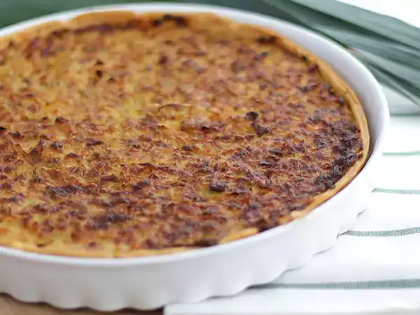 Recept Pórový koláč (6 jednoduchých krokov a video)