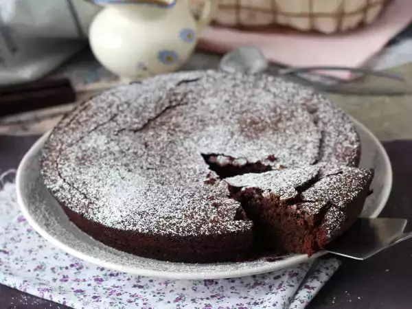 Recept Jednoduchý, vlhký čokoládový koláč