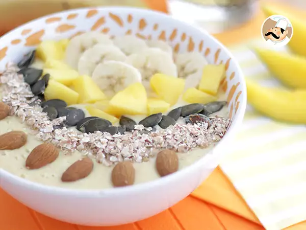 Recept Miska smoothie s mangom a banánom