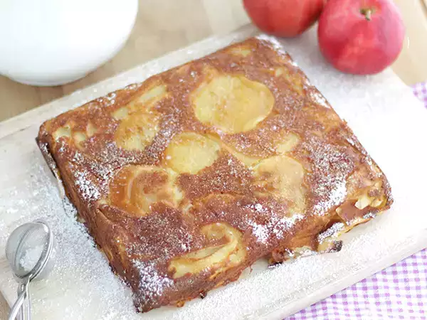 Recept Neviditeľný jablkový koláč