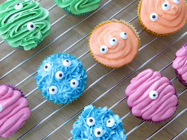 Recept Monster cupcakes na halloween