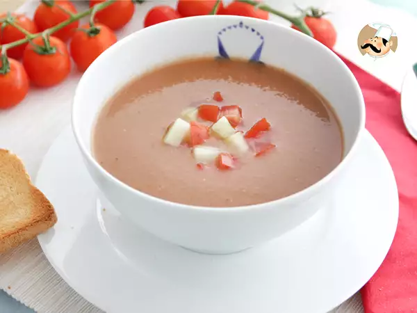 Recept Andalúzske gaspacho