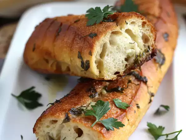 Recept Cesnakový a petržlenový chlieb