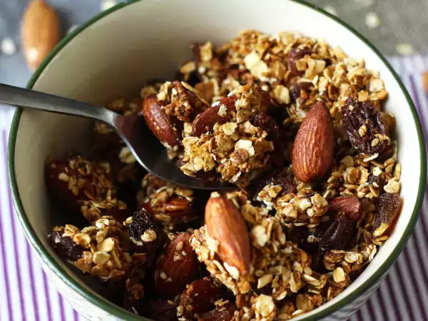 Recept Granola expres s fritézou na vzduchu, aby sa raňajky stali chrumkavými