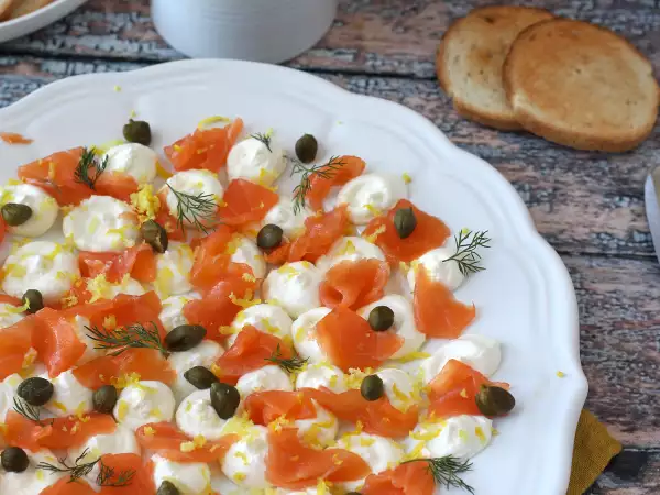 Recept Aperitívna nátierka z údeného lososa
