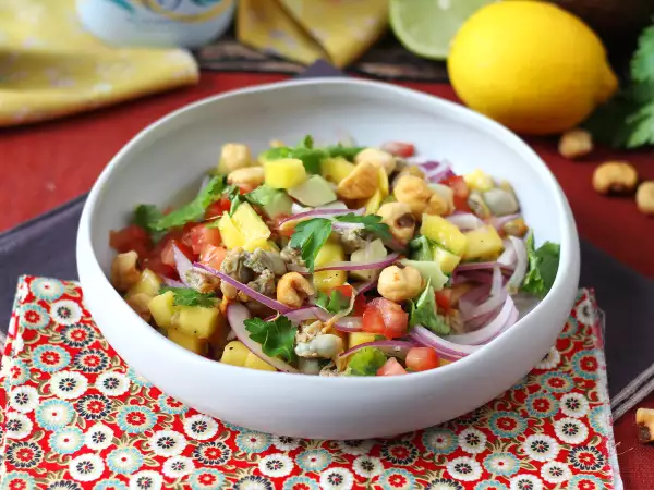 Recept Ceviche s konzervovanými kohútmi