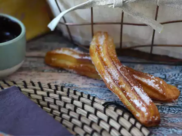 Recept Churros pripravené vo fritéze na vzduchu