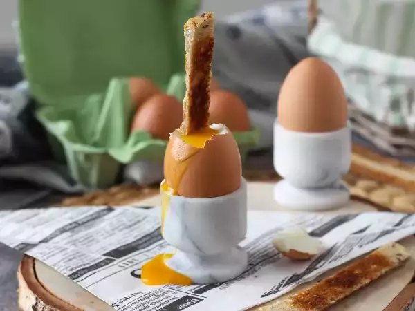 Recept Vajcia na mäkko vo fritéze