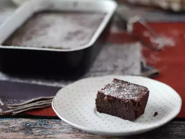 Recept Extra fondantný čokoládový a gaštanový krémový koláč len zo 4 ingrediencií