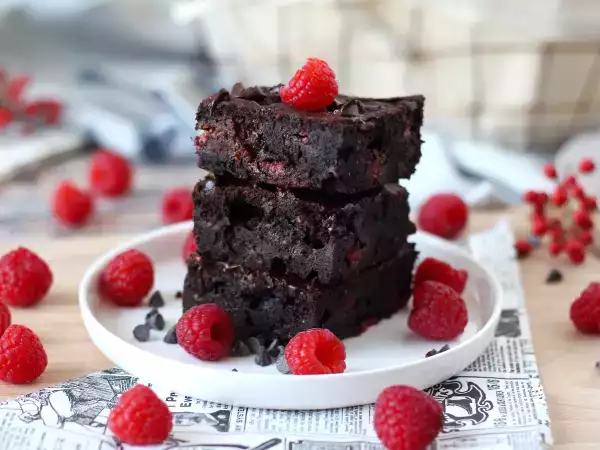Recept Čokoládové malinové brownie, čistý pôžitok!