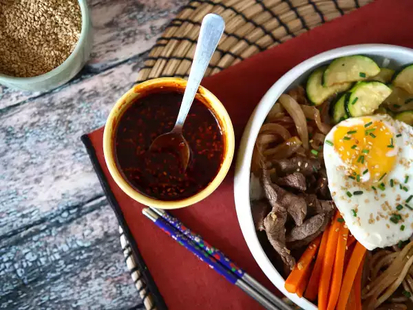 Recept Pikantná kórejská omáčka gochujang na bibimbap