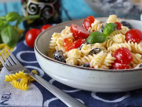 Recept Krémové studené cestoviny, pripravené za menej ako 10 minút!