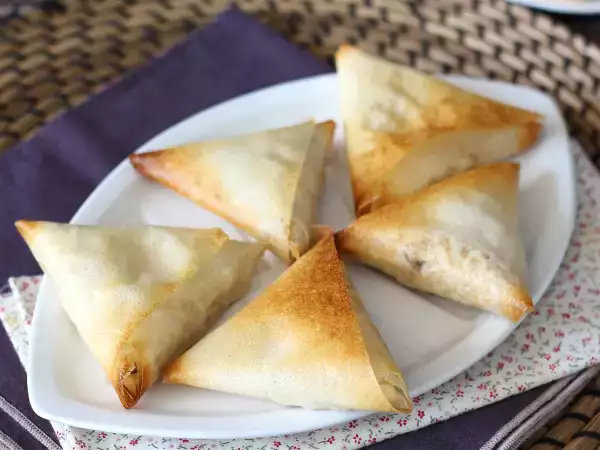 Recept Samoussas s makrelou a syrom fromage frais