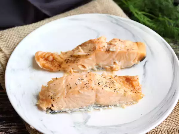 Recept Ako pripraviť lososa v mikrovlnnej rúre?