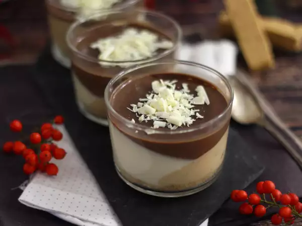 Recept Čokoládové a nugátové košíčky. jednoduchý recept