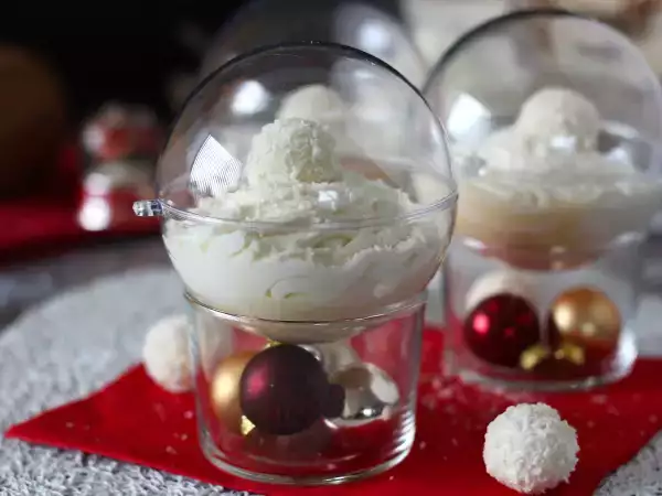 Recept Nepečené kokosové verrínky v štýle raffaello - rozprávkový dezert v snehovej guli