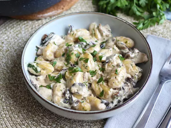 Recept Gnocchi s hubami, chutný a jednoduchý prvý chod
