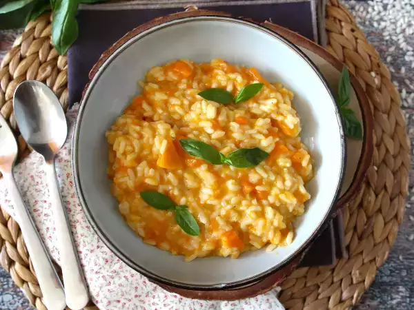 Recept Tekvicové rizoto, jemný a dokonalý prvý chod na jeseň