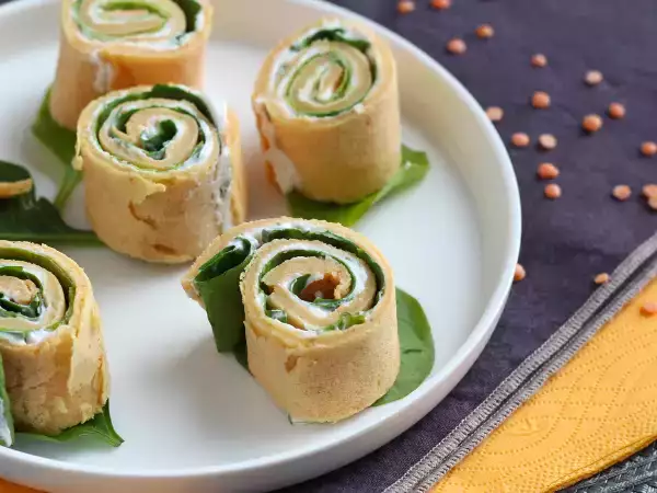 Recept Palacinky z červenej šošovice, len z 2 ingrediencií