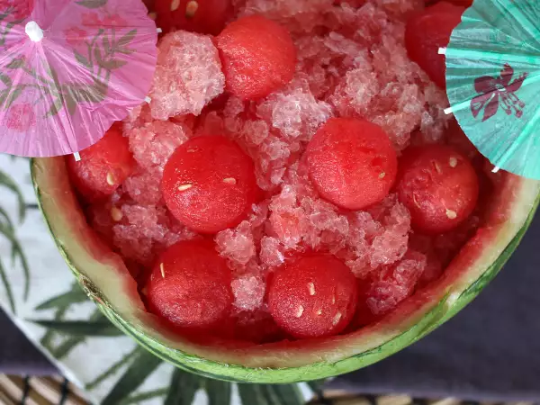 Recept Melónové frosé: super osviežujúci koktail granita s rosé!