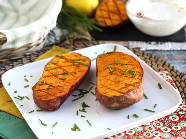 Recept Pečené sladké zemiaky