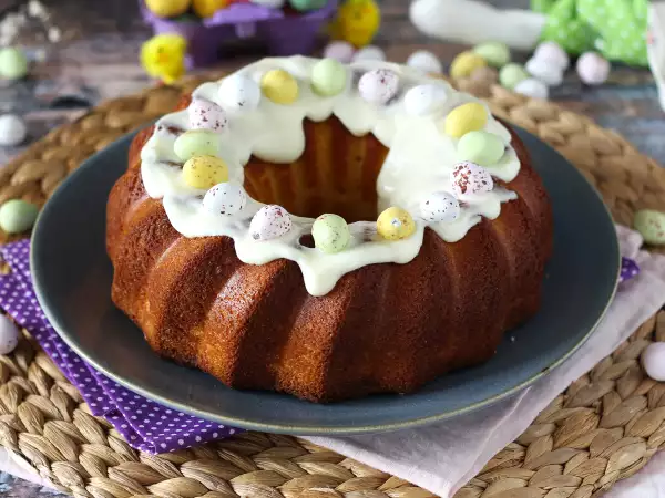 Recept Veľkonočný koláč s citrónom a bielou čokoládou