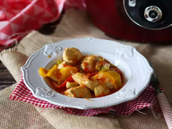 Recept Expresné kurča basquaise v reštaurácii cookeo