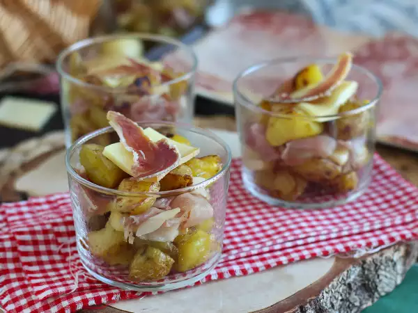 Recept Verrines of raclette (bez spotrebiča): vychutnať si aj ako aperitív