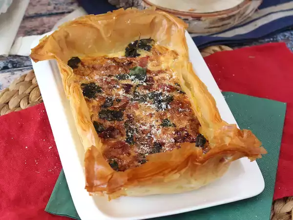 Recept Rýchly taliansky koláč z filo