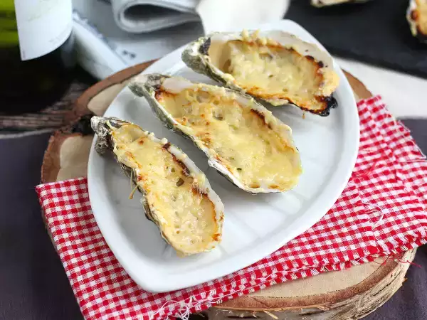 Recept Gurmánske ustrice au gratin