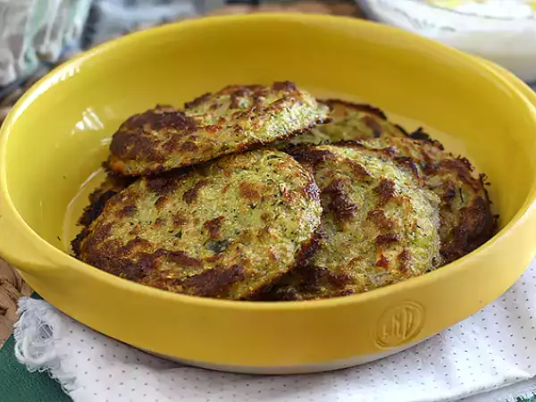Recept Placky z cukety a fety