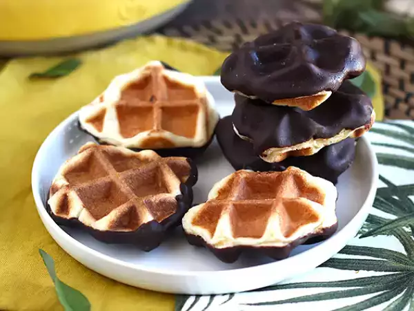 Recept Mini čokoládové vafle