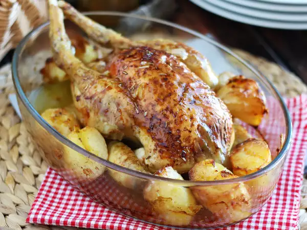Recept Ako uvariť kurča v rúre?