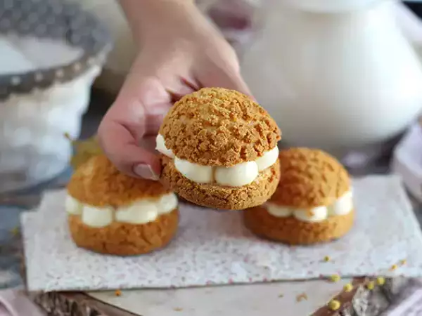 Recept Vanilkové sušienky s krémom
