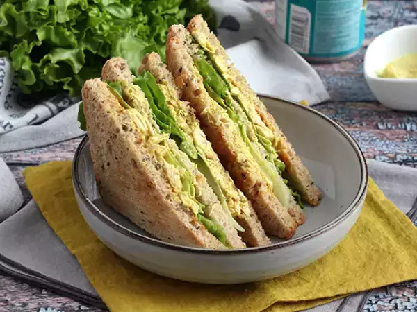 Recept Sendvič s kuracím karí