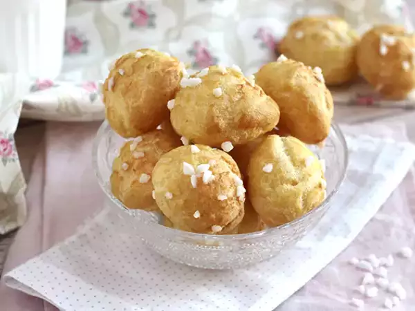 Recept Chouquettes, choux s perlovým cukrom