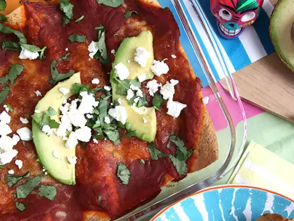 Recept Kuracie enchiladas s chilli omáčkou
