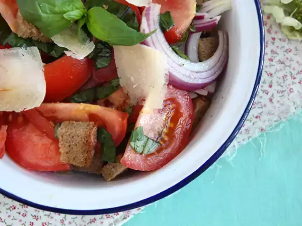 Recept Šalát panzanella