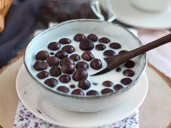 Recept Obilniny s čokoládovými guľôčkami typu nesquik