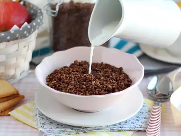 Recept Čokoládové ryžové vločky. kokosové nanuky