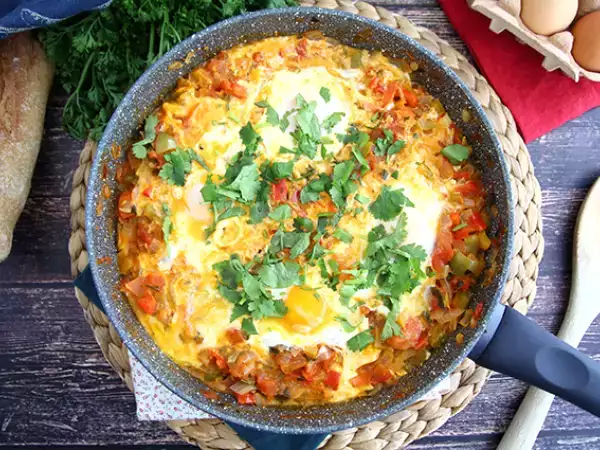 Recept Jednoduché chakchouka