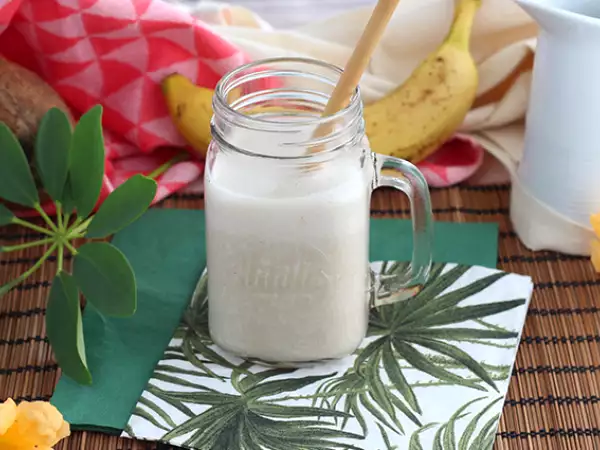 Recept Vegánsky banánový koktail