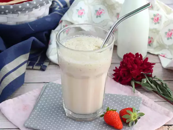 Recept Jahodový a vanilkový koktail
