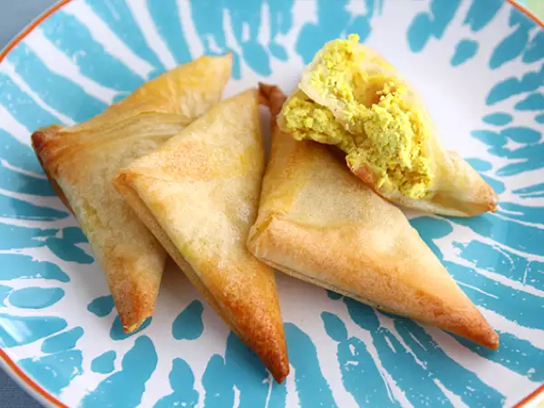 Recept Samoussas s kari