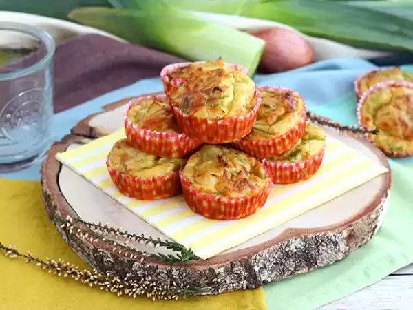 Recept Muffiny s pórovým fondue